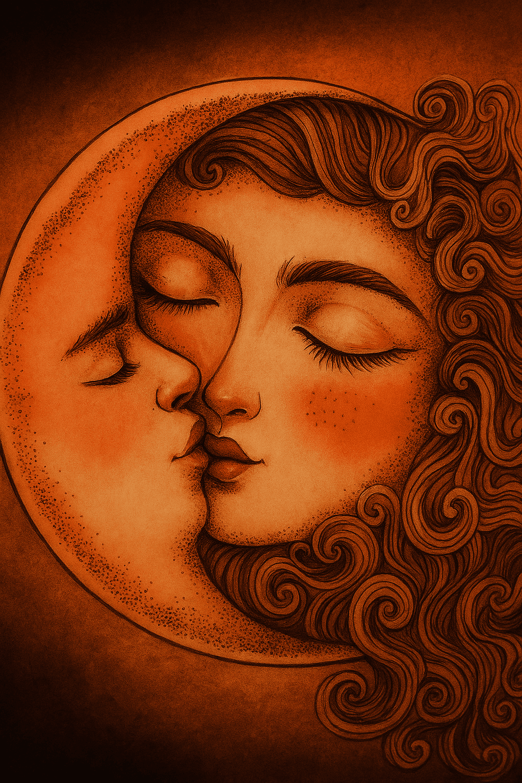 Cartas de tarot acompanhadas de cristais e caderno de anotações